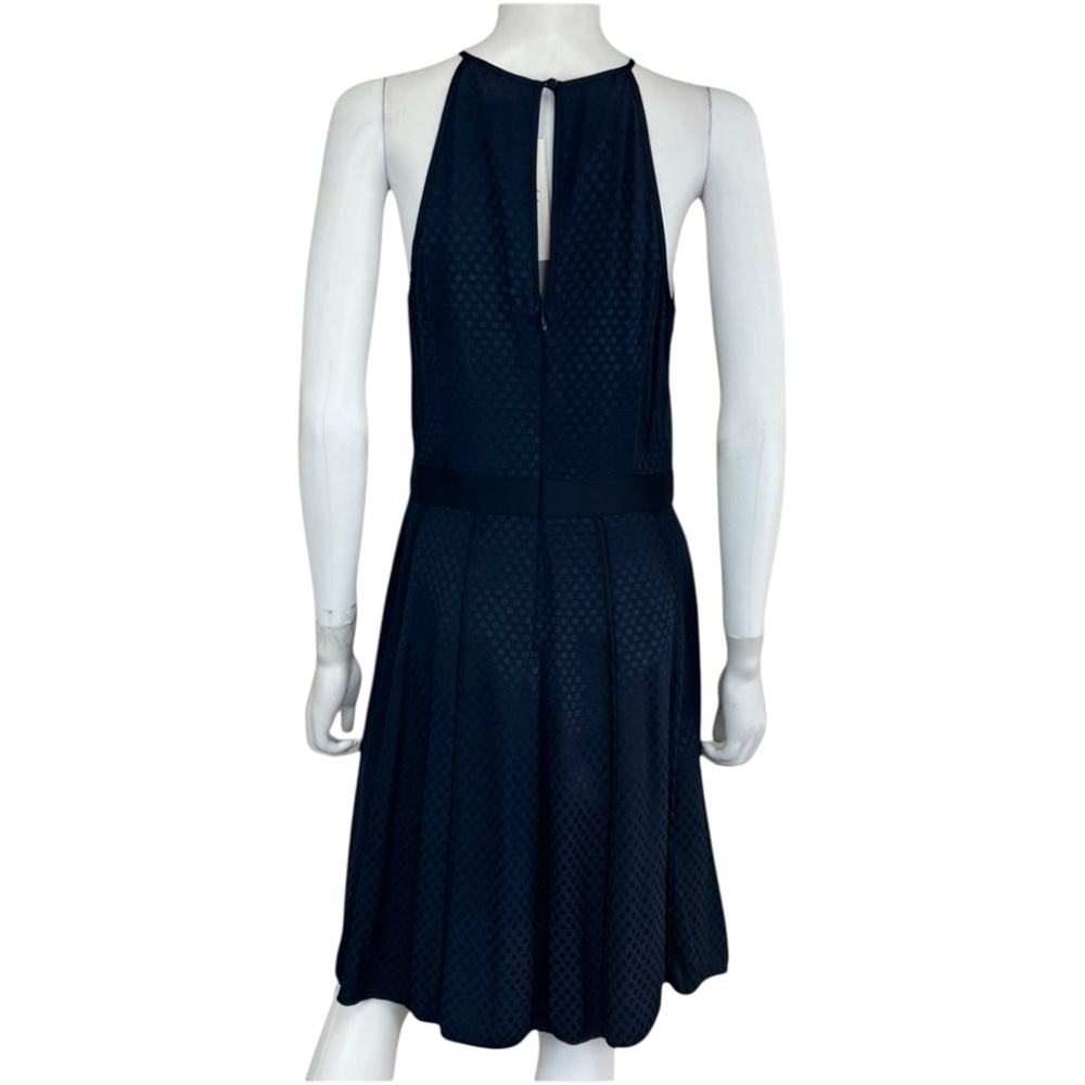BANANA REPUBLIC Navy Blue Halter Dress Size 6 I0634 - Picture 3 of 11